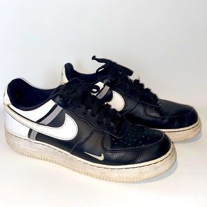Men's Air Force Ones Size 8.5, Used Decent Condition, Multi Color, Msrp $90